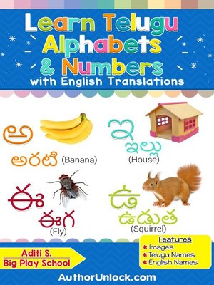 cover image of Learn Telugu Alphabets & Numbers